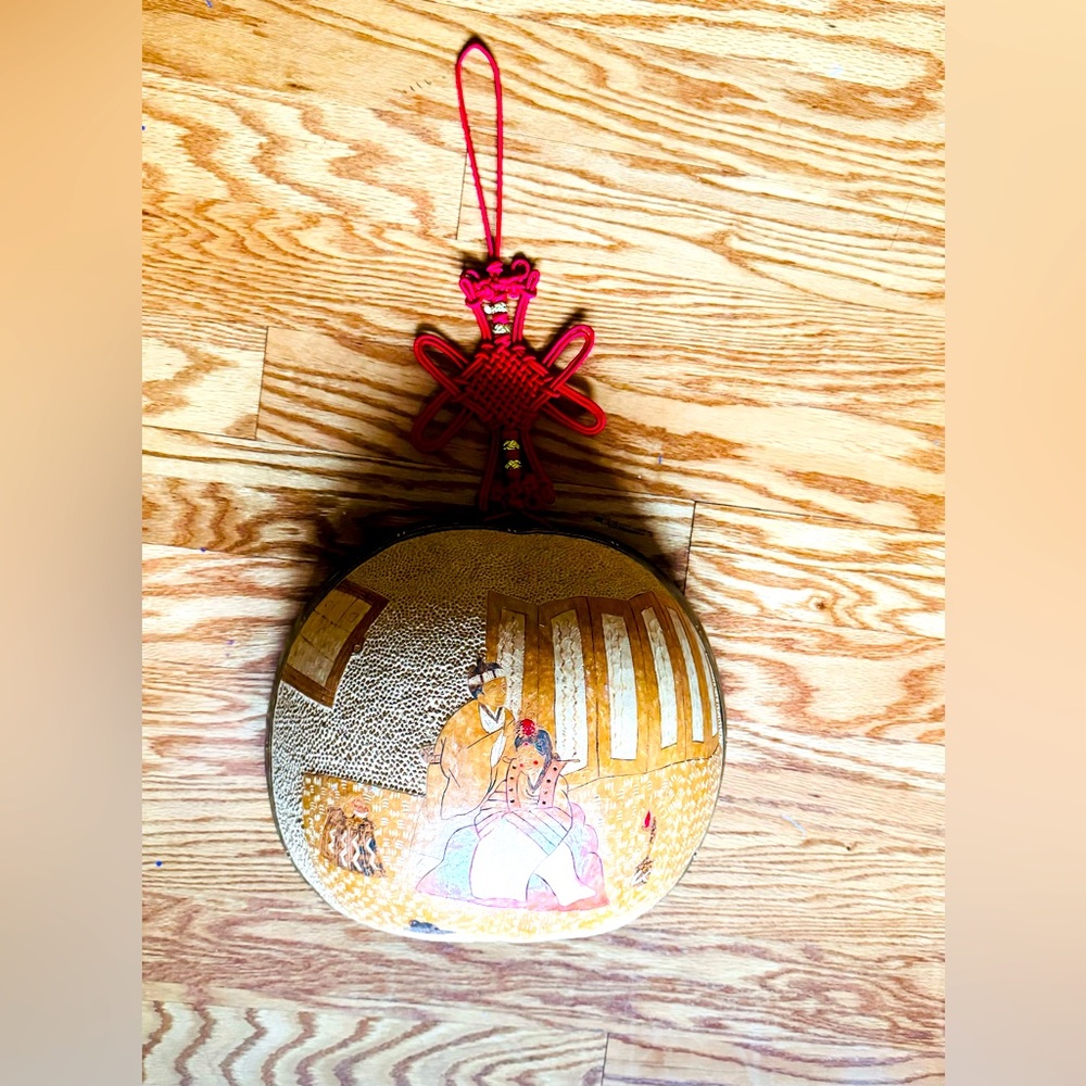 The Lovers - Handmade Original Asian Art on Calabash.